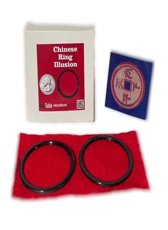 مايلز ماجيك خدعة الخاتم الصيني السحرية من مايلز ماجيك | خدعة التلاعب بالعملات المعدنية عن قرب، خدعة ذهنية حقيقية لتبديل العملات المعدنية - Image 2